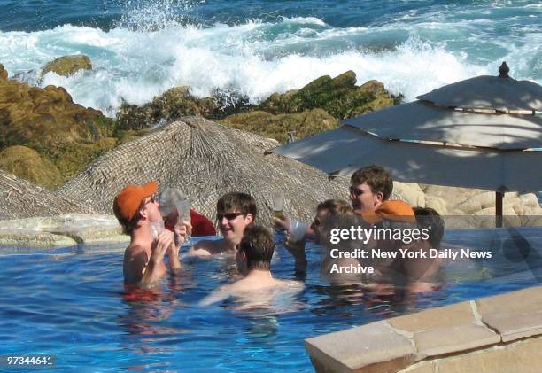 New York Giants Quaterback Eli Manning weds Abby McGrew at exclusive resort One & Only Palmillo in Los Cabos, Mexico.New York Giants' QB Eli Manning...