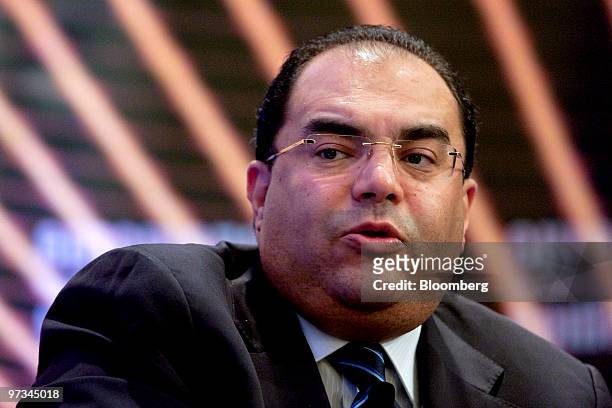 Mahmoud Mohieldin, minister of investment for Egypt, speaks at an investment conference in Hong Kong, China, on Tuesday, March 2, 2010. Senior...