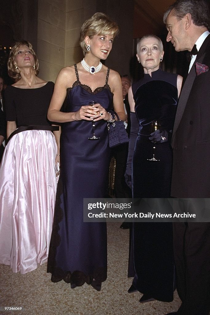 Princess Diana is on hand at Costume Institute Gala at the M