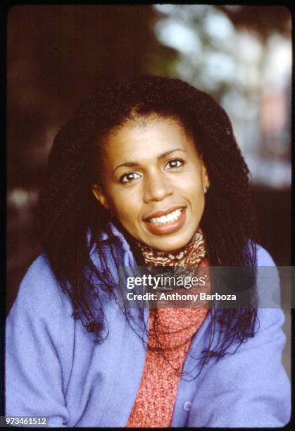 Portrait of American musician Valerie Simpson, from the group Ashford and Simpson, New York, New York, 1970s.