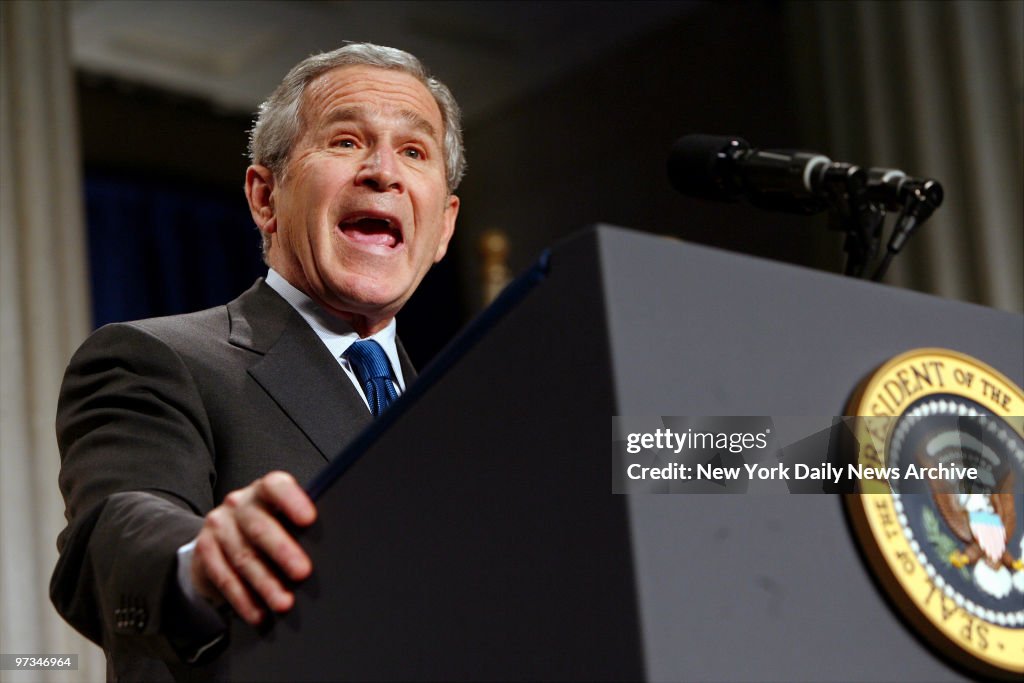 President George W Bush Delivers A Speech On The State Of The News president-george-w-bush-delivers-a-speech-on-the-state-of-the-news