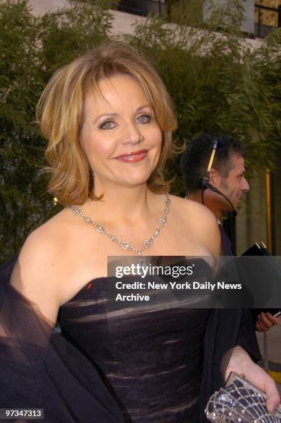 Renee Fleming arrives on the red carpet at Lincoln Center Plaza for the opening night of the Metropolitan Opera's 2006-07 season.