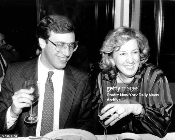 Prosecutors Linda Fairstein and her assistant Thomas Kendris celebrate sentencing of Robert Chambers Jr. At the Water Club.