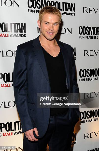 Kellan Lutz attends Cosmopolitan Magazine's Fun Fearless Males of 2010 at the Mandarin Oriental Hotel on March 1, 2010 in New York City.