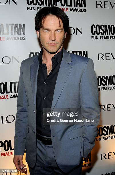 Stephen Moyer attends Cosmopolitan Magazine's Fun Fearless Males of 2010 at the Mandarin Oriental Hotel on March 1, 2010 in New York City.