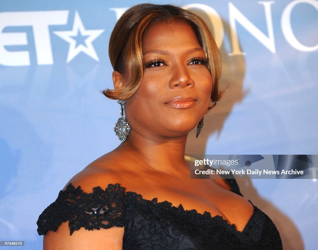 Queen Latifah at The BET Honor's during the preparations of