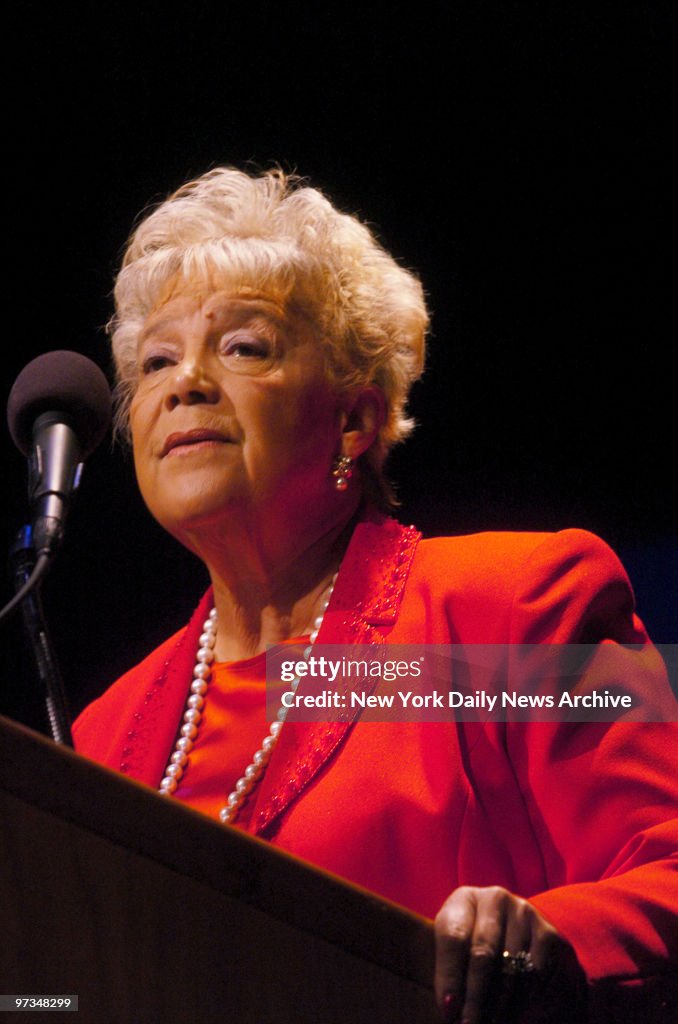 Queens Borough President Helen M. Marshall gives her State o