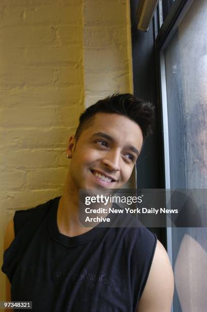 Queer Eye For the Straight Guy star Jai Rodriguez is at the Manhattan Theater Club on W. 43rd St., where he is rehearsing for the show "Jai...