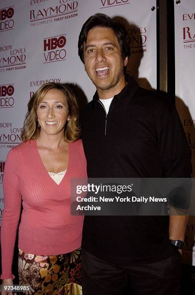Ray Romano and wife Anna arrive for a cast party at Carmines