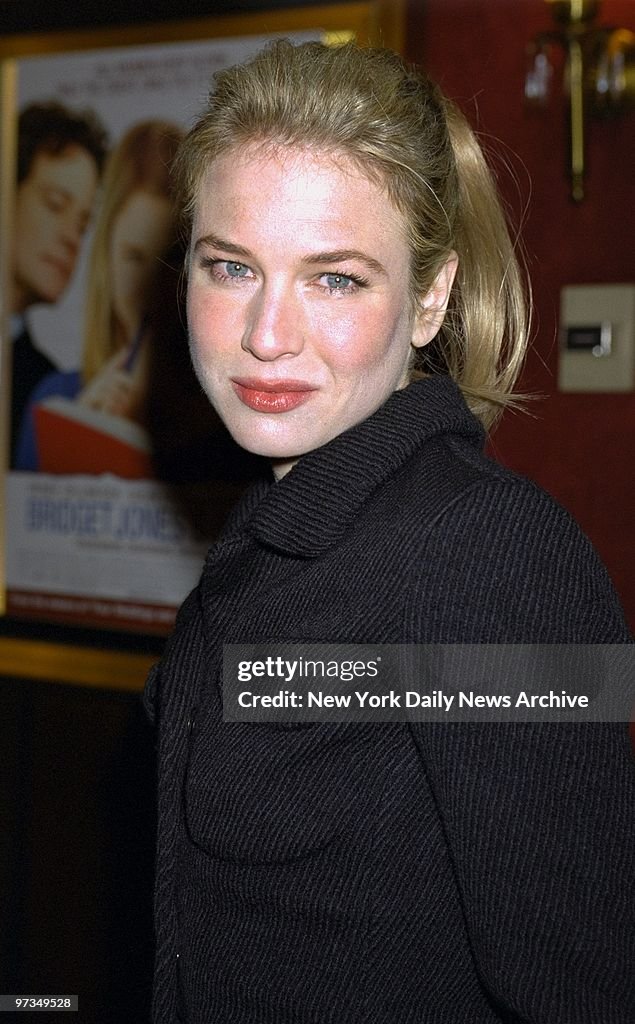 Ren??e Zellweger arrives for the New York premiere of the mo