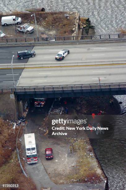 Rescue efforts continue at the Lincoln Highway Bridge, also called the Hackensack River Bridge, as New Jersey State Police search for the body of...