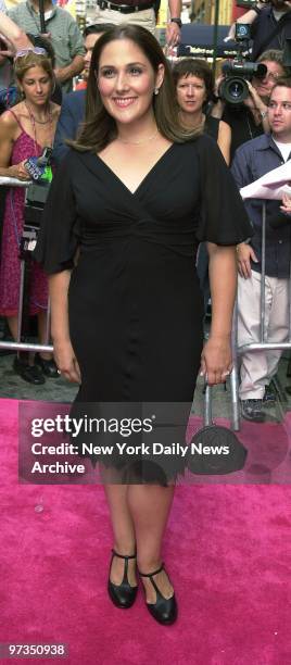Ricki Lake arrives at the Neil Simon Theatre for the opening of the Broadway musical "Hairspray." Lake played the lead role in the 1988 movie upon...