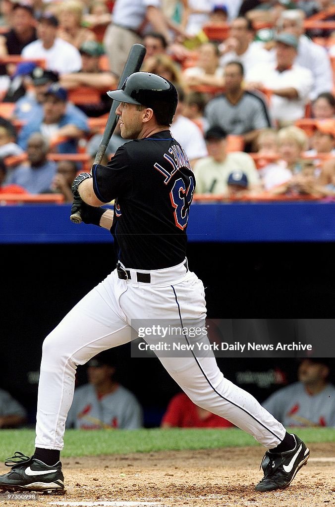 Right fielder Bubba Trammell blasts a three-run home run in 