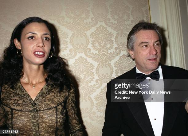 Robert De Niro and daughter Drena are on hand at the Museum of the Moving Image dinner honoring film producer Jane Rosenthal at the St. Regis Hotel.