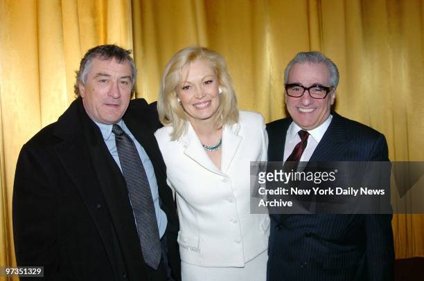 Robert De Niro, Cathy Moriarty, and Martin Scorsese get together at the Ziegfeld Theater for a special screening to celebrate the 25th anniversary of...