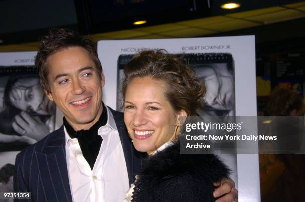 Robert Downey Jr. And his wife, Susan, attend a special screening of the movie "FUR: An Imaginary Portrait of Diane Arbus" at the Chelsea West...