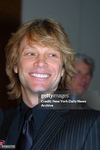 Rocker Jon Bon Jovi attends a benefit at Sotheby's to posthumously recognize photographer Herb Ritts for his work and activism. In honor of Ritts,...