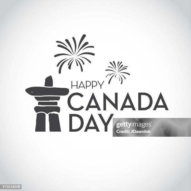 canada day celebration emblem design template - red lighthouse stock illustrations