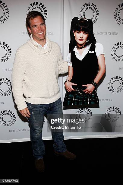 Michael Weatherly attends 27th annual PaleyFest - "NCIS" at Saban Theatre on March 1, 2010 in Beverly Hills, California.