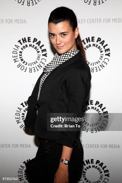 Cote de Pablo attends 27th annual PaleyFest - "NCIS" at Saban Theatre on March 1, 2010 in Beverly Hills, California.