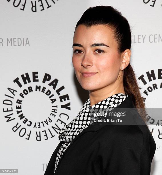 Cote de Pablo attends 27th annual PaleyFest - "NCIS" at Saban Theatre on March 1, 2010 in Beverly Hills, California.