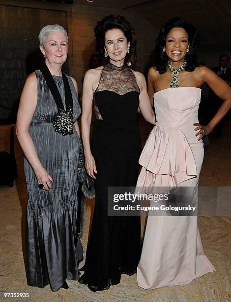 Deb Schreiber, Dayle Haddon and Pamela J. Joyner attend the 2010 School Of American Ballet Winter Ball at the David H. Koch Theater, Lincoln Center...