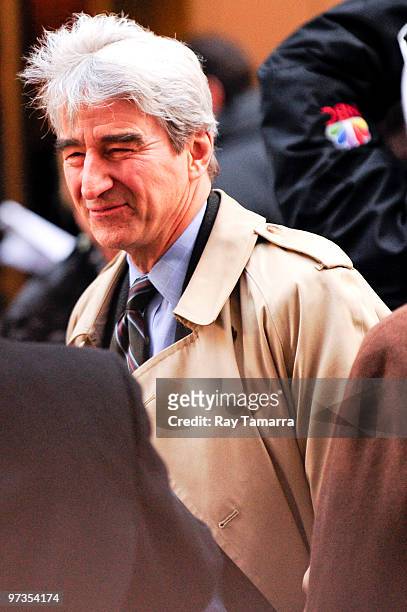 Actor Sam Waterston visits the "Today Show" taping at the NBC Studios at Rockefeller Center on March 01, 2010 in New York City.
