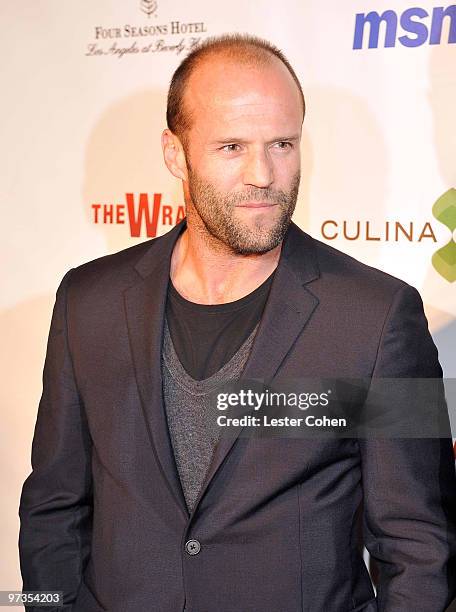 Jason Statham at Four Seasons Hotel on March 1, 2010 in Beverly Hills, California.