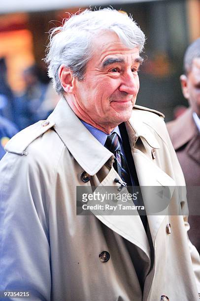 Actor Sam Waterston visits the "Today Show" taping at the NBC Studios at Rockefeller Center on March 01, 2010 in New York City.