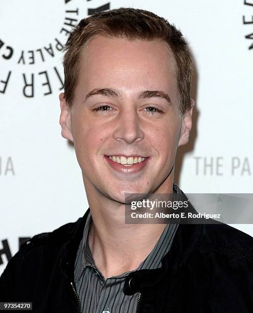 Actor Sean Murray arrives at the 27th Annual PaleyFest presents "NCIS" on March 1, 2010 in Beverly Hills, California.