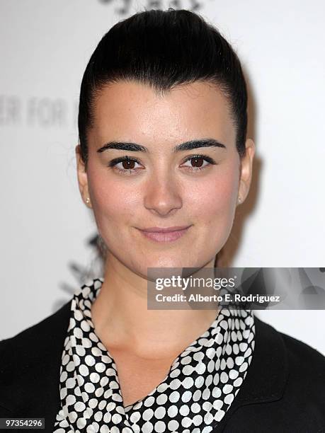 Actress Cote de Pablo arrives at the 27th Annual PaleyFest presents "NCIS" on March 1, 2010 in Beverly Hills, California.