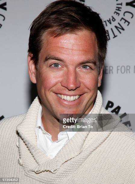 Michael Weatherly attends 27th annual PaleyFest - "NCIS" at Saban Theatre on March 1, 2010 in Beverly Hills, California.