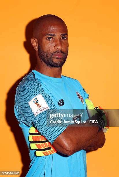 Patrick Pemberton of Costa Ricaposes during the official FIFA World Cup 2018 portrait session at on June 13, 2018 in Saint Petersburg, Russia.