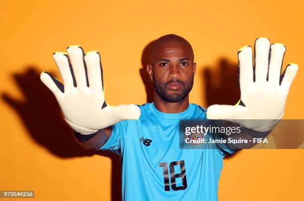 Patrick Pemberton of Costa Ricaposes during the official FIFA World Cup 2018 portrait session at on June 13, 2018 in Saint Petersburg, Russia.