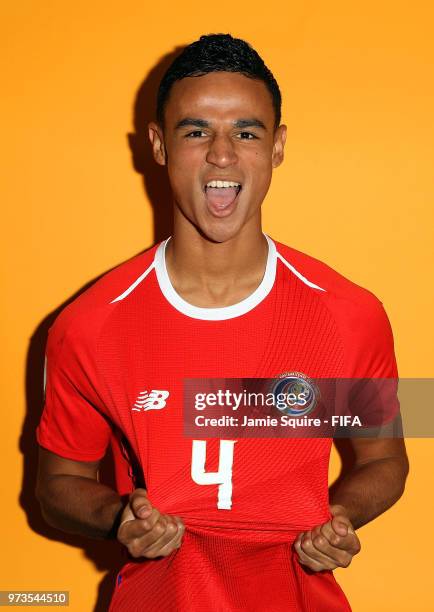 Ian Smith of Costa Rica poses during the official FIFA World Cup 2018 portrait session at on June 13, 2018 in Saint Petersburg, Russia.