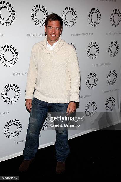 Michael Weatherly attends 27th annual PaleyFest - "NCIS" at Saban Theatre on March 1, 2010 in Beverly Hills, California.