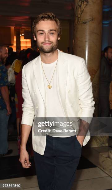 Douglas Booth attends a private view of "Frida Kahlo: Making Her Self Up" at The V&A on June 13, 2018 in London, England.