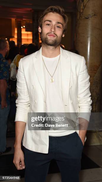 Douglas Booth attends a private view of "Frida Kahlo: Making Her Self Up" at The V&A on June 13, 2018 in London, England.
