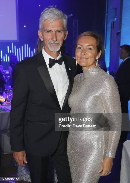 Damon Hill and Susan George attend the 3rd annual 'End The Silence' charity gala in aid of 'Hope and Homes for Children with live performances by...