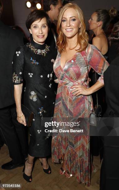 Kristin Scott Thomas and Sarah-Jane Mee attend the 3rd annual 'End The Silence' charity gala in aid of 'Hope and Homes for Children with live...