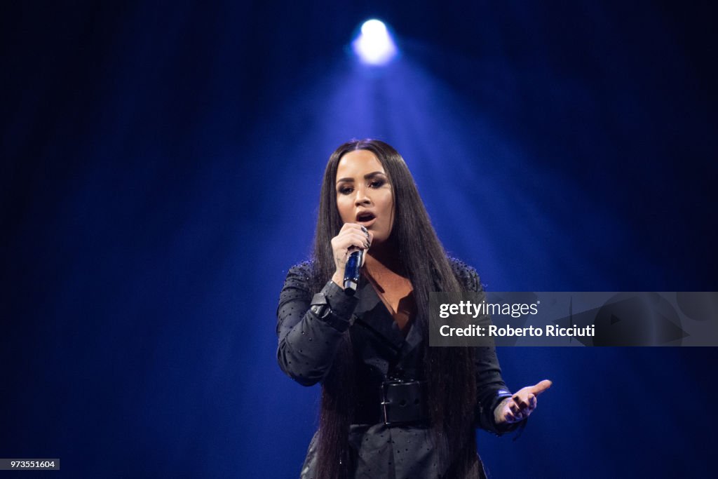 Demi Lovato Performs At The SSE Hydro, Glasgow