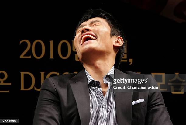 Actor Lee Byung-Hun attends the "The Influence" South Korea Premiere at the Apgujeong CGV on March 2, 2010 in Seoul, South Korea. The film is open on...