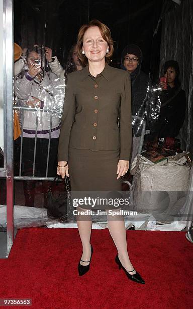 Actress Kate Burton attends the premiere of "Remember Me" at the Paris Theatre on March 1, 2010 in New York City.