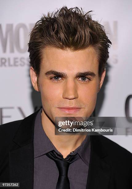 Actor Paul Wesley attends Cosmopolitan Magazine's Fun Fearless Males of 2010 at the Mandarin Oriental Hotel on March 1, 2010 in New York City.