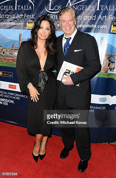 Actress Alex Meneses and actor Chris McDonald attend the Los Angeles Italia Film, Fashion & Art Festival at the Mann Chinese 6 on March 1, 2010 in...