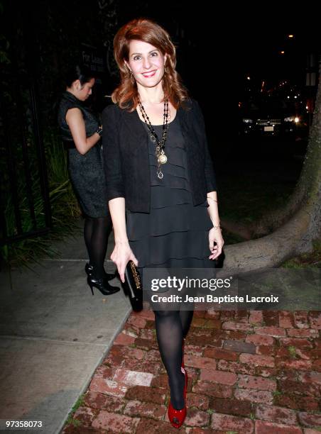 Nia Vardalos is seen in West Hollywood on March 1, 2010 in Los Angeles, California.