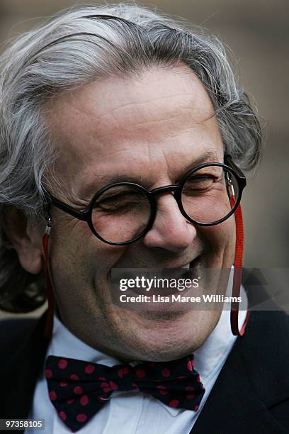 Director Dr George Miller is presented with France's most prestigious artistic award, an Ordre des Arts et des Lettres at the French Film Festival...