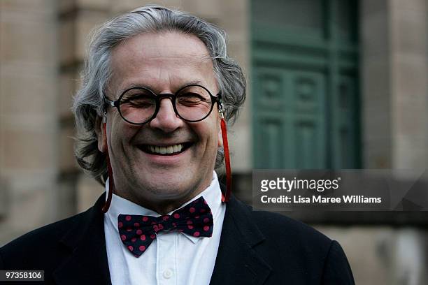 Director Dr George Miller is presented with France's most prestigious artistic award, an Ordre des Arts et des Lettres at the French Film Festival...