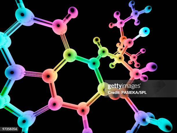 illustrations, cliparts, dessins animés et icônes de lsd molecule, artwork - lsd