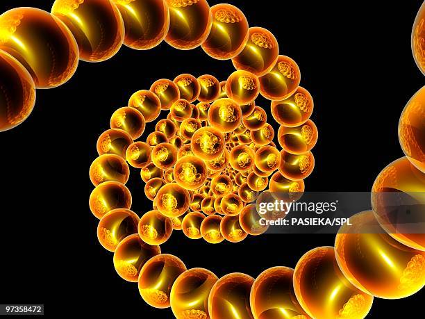 dna molecule, artwork - adenine stock illustrations